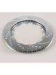 Wilwood Brake Rotor Srp Cross-Drilled Carbon Iron Silver Zinc Wash P