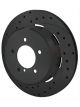 Wilwood Brake Rotor Srp Drilled/Slotted Carbon Iron Black E-Coat