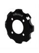 Wilwood Brake Rotor Hat Gt Series Fixed Mount Aluminum Black 4 X 4.