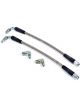 Wilwood Brake Hose Flexline Braided Stainless Steel 10.5 In. Length