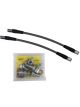 Wilwood Brake Hoses Flexline Braided Stainless Steel 10 In. Length