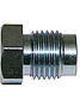 Wilwood Fitting Steel Natural Straight 1/2-20 In. Male Threads Inver