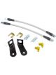 Wilwood Brake Hoses Flexline Braided Stainless Steel Outer Front For