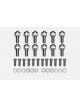 Wilwood Bolt Kit Rotor C/Sic Dynamic 12 Bolt