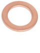 Wilwood Crush Washer Flat Copper 0.675 In. O.D. 0.450 In. I.D. Each