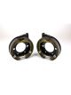 Wilwood Brackets 2 Disc/Drum 2005+ Mustang 8.8in Offset Less Calip