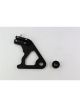 Wilwood Brake Caliper Mounting Bracket Billet Aluminum Black Powd