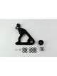 Wilwood Brake Caliper Mounting Bracket Billet Aluminum Black Powd