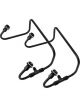 Aeroflow Dual Inlet Fuel Line Kit Suit 4150 Holley Carb Black