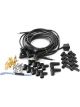 Aeroflow Univ Lead Set Black 90Deg V8, 90Deg Plug, Std & Hei
