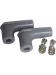 Aeroflow Spark Plug Boots & Terminals 90 Deg 2 Boots,Terminals Grâ€¦