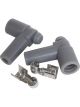 Aeroflow Hei Boots & Terminals 90 Deg 2 Boots,Terminals Grey
