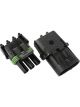 Aeroflow Weathertight 3 Pin Connector Male/Female, Pins & Seals