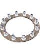 Aeroflow Fuel Cell Screw Ring Complete With Nuts And Gasket