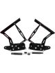 Aeroflow Billet Bonnet Hinge Kit Black Holden Hk - Ht - Hg