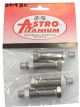 Astro Titanium Stop Adjuster Bolts 9/16 8Pc Kit W/ 9/16 Hex Jam Nuts (5719BK)