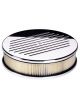 Billet Specialties Ribbed A/Cleaner Round 10X3 Polished