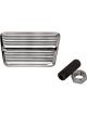Billet Specialties Brake Clutch Pedal Pad Polished Rectangle