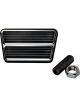 Billet Specialties Billet Brake Pad Rectangle Blk Universal Mount