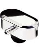 Billet Specialties Billet Breather Oval Plain 1-1/4 Hole