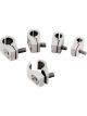 Billet Specialties Billet Line Clamps 1/4 4Pack