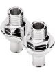 Billet Specialties Billet Bulkheads Heater 2 Port Push-On Hoses