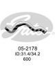 Gates Radiator Hose (05-2178)