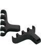 Billet Specialties Lead Separators, 4-Wire Blk Pr Billet, Valve Cover M