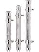 Billet Specialties Billet Overflow Tanks Ribbed 15Hgt 2 Diameter 13Oz B