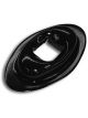 Bob Drake 1936 Headlight Mounts -Pr- Die Stamped - Black