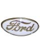 Bob Drake 32 Ford Grille Ornament Emblem White - Ea Suit Bull No