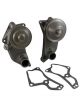 Bob Drake Flathead 50-53 Water Pump Set Plain Steel Narrow Belt