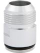 CVR Inlet Fitting New Style O-Ring Clear [ Silver ] -16 An Hose