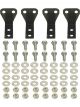 Derale Oil Cooler Mounting Brackets For Stacked Plate Oil Coolers