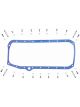 Fel-Pro Oil Pan Gasket 1-Piece Rubber/Steel Core Chevrolet Small Bloc