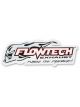 Flowtech Logo Metal Sign 18 X 7