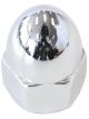 Gardener-Westcott 3/8 -24 Acorn Nut Chrome Chrome Plated Amer Fine Thre