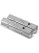 Holley Valve Covers Vintage Cast Polished Finned Logo Chevy SB