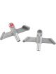 Jaz Fuel Pickup Bat Wing 8 AN Hose Barb Alloy Natural 1/2 in Hose