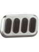 Lokar Billet Alloy Brake Pad With Rubber Insert