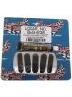 Lokar Billet Alloy Curve Brake Pedal Manual 55-57 Chev W/Rubber