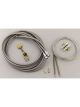 Lokar Jag Handbrake Cables S/S Braided Suit Floor Mount Brake
