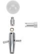 Lokar Muscle Car Shift Knob & Adapter (White Knob)