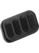 Lokar Black Billet Alum Brake Pad W/Rubber