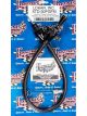 Lokar Powerglide Flexible Dipstick Firewall Mount, Black