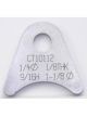 Meziere Flat Tabs, 1/4