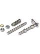 Moroso Quick Release Hood Pin Set, 3/8 Aluminium Pins