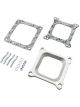 Mr Gasket Carb Adaptor, Sq Bore To 4500 Square Bore To Dominator