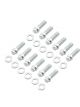 Mr Gasket Sbc 12-Point Intake Manifold Bolt Kit, Zinc Plated, 3/8