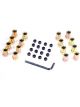Mr Gasket Roller Rocker 3/8 Posi-Locks 16 Pack
